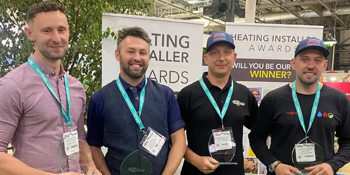 Captivating installler show awards.jpeg for trade show exhibitions