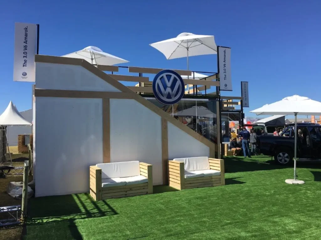 Volkswagen Amarok outdoor exhibition display built by Booth Exhibits™.