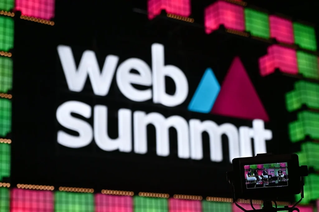 Web summit LED sign 