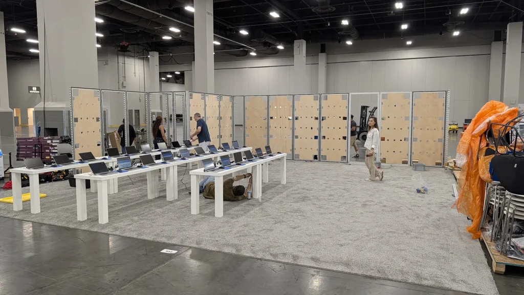 Amazon's exhibitor plot shown during the 2026 AKA Boule.