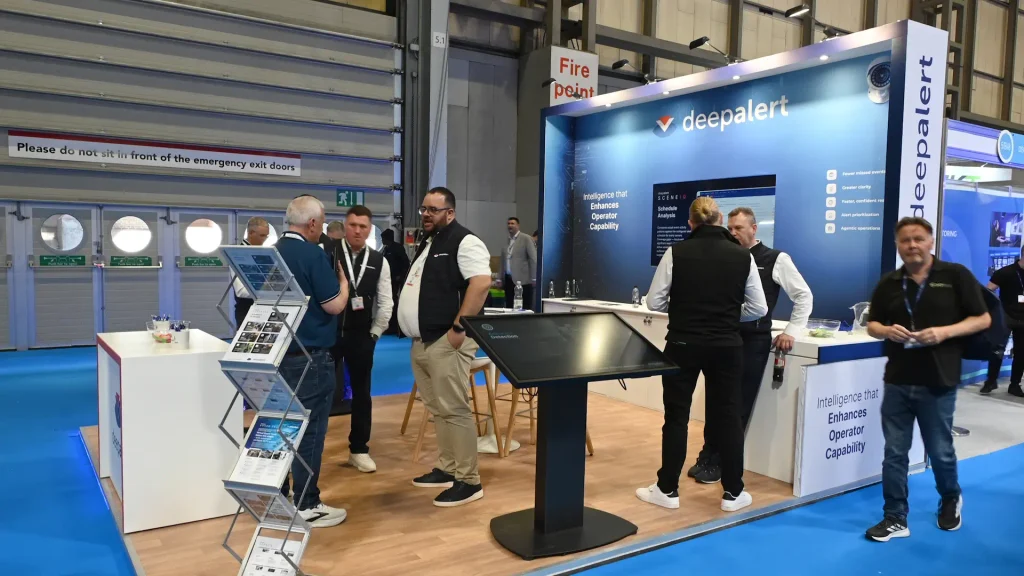 Deepalert's 2026 exhibition stand built by Booth Exhibits™.