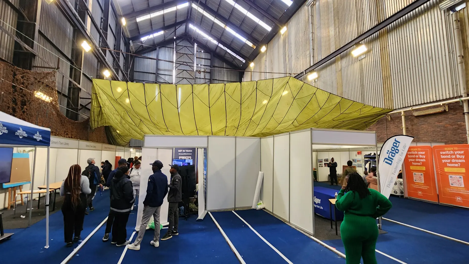 Shell scheme exhibition stands at SA Navy Day 2026.