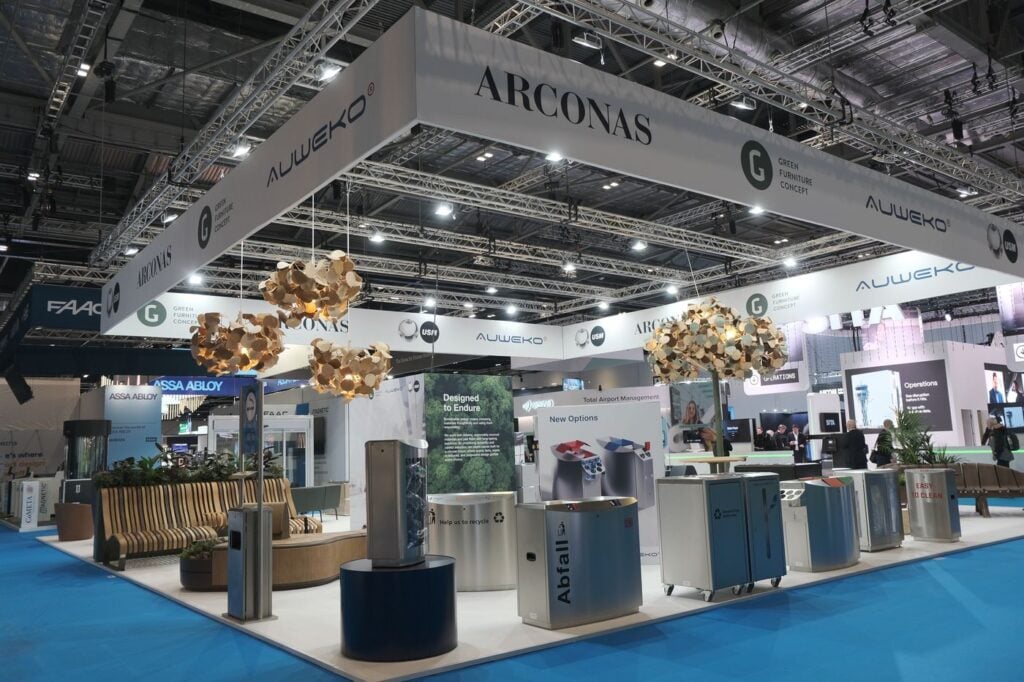 Arconas exhibition stand at ExCeL London